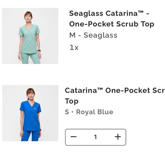 FIGS Catrina Top Bundle, willing to sell separately - Picture 2 of 3